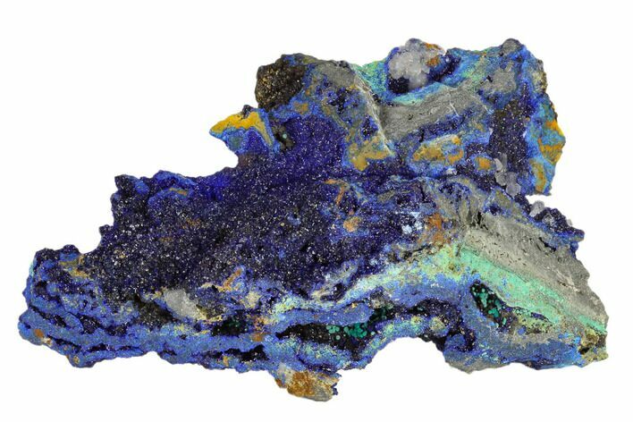 Azurite, Malachite and Rosasite Association - Utah #119508